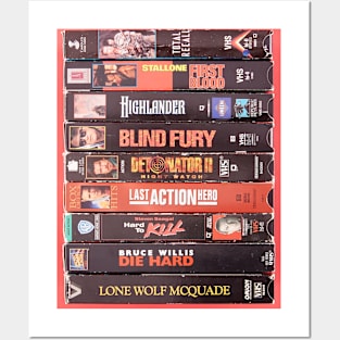 Ultimate Action Movie VHS Collection Posters and Art